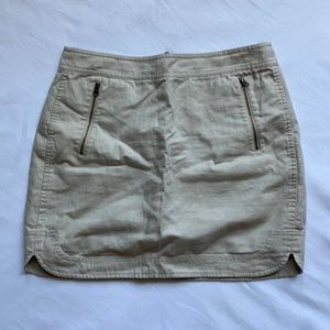 J Crew Linen Cotton Skirt with Pockets